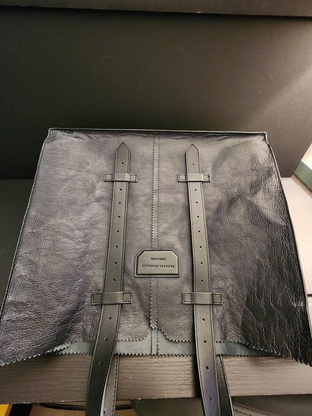 Proenza Schouler Leather "Paperbag" Design Shopper Tote, Vintage 2010 Collection - Picture 5 of 15